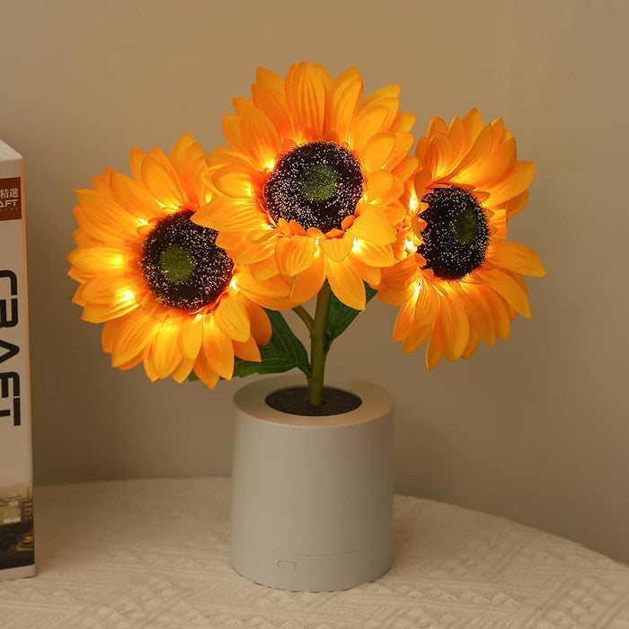 SunGlow | Sparkling Sunflower Table Lamp