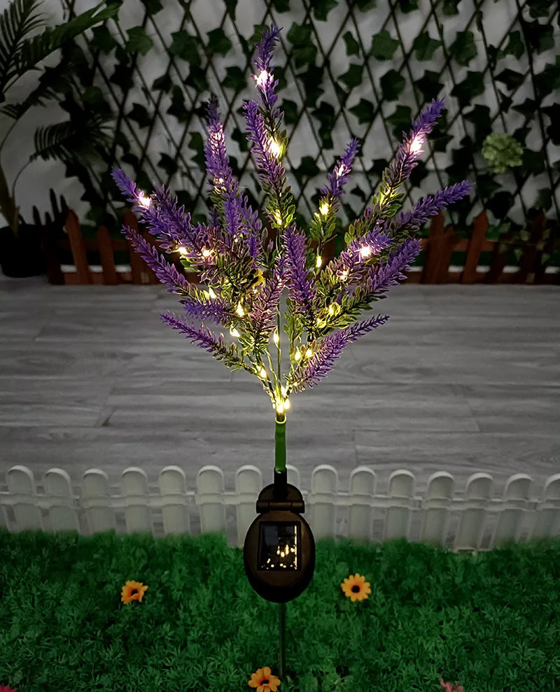 LumiLavender | Solar-Powered Lavender Garden Lights