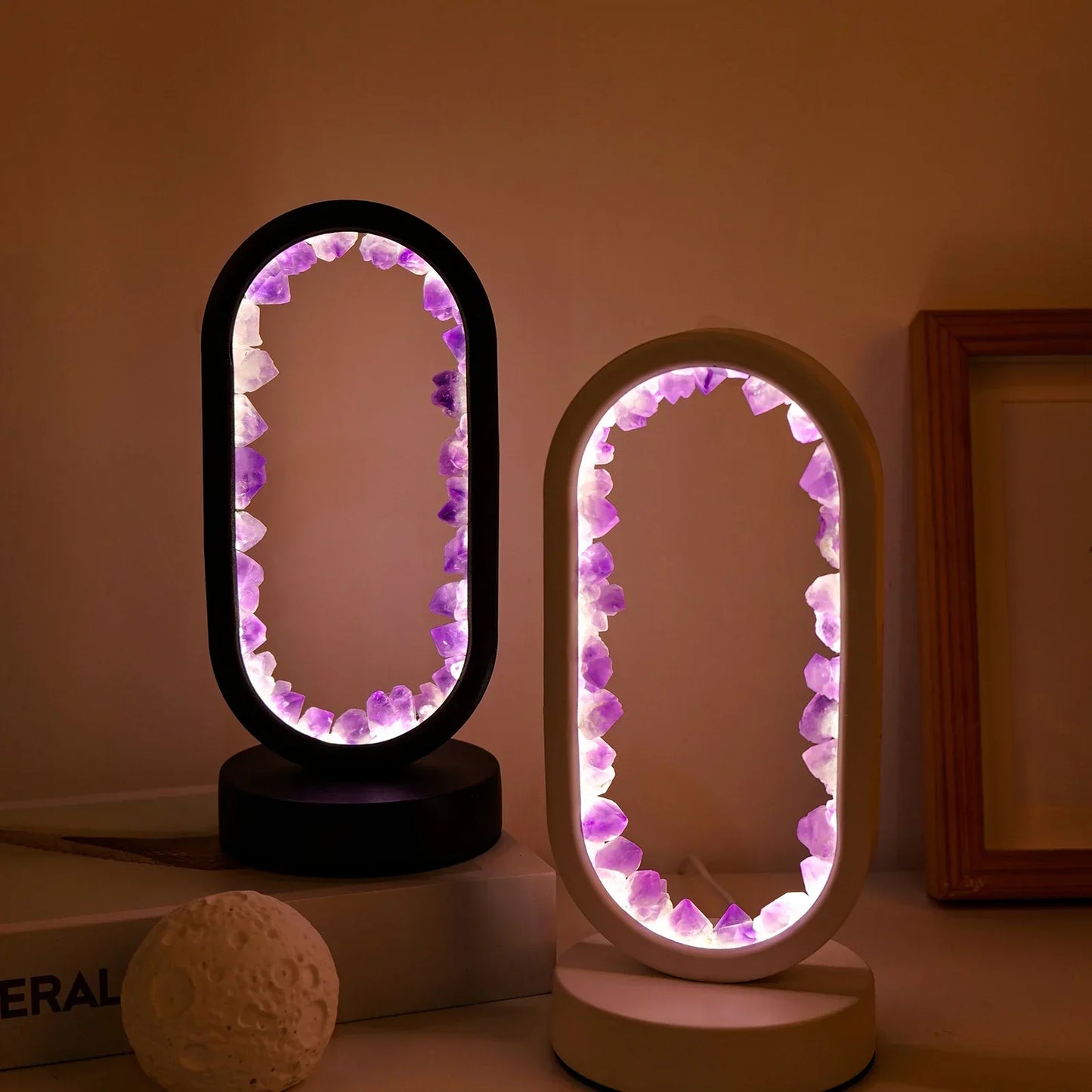 ZenGlow | Natural Soothing Amethyst Calmness Lamp