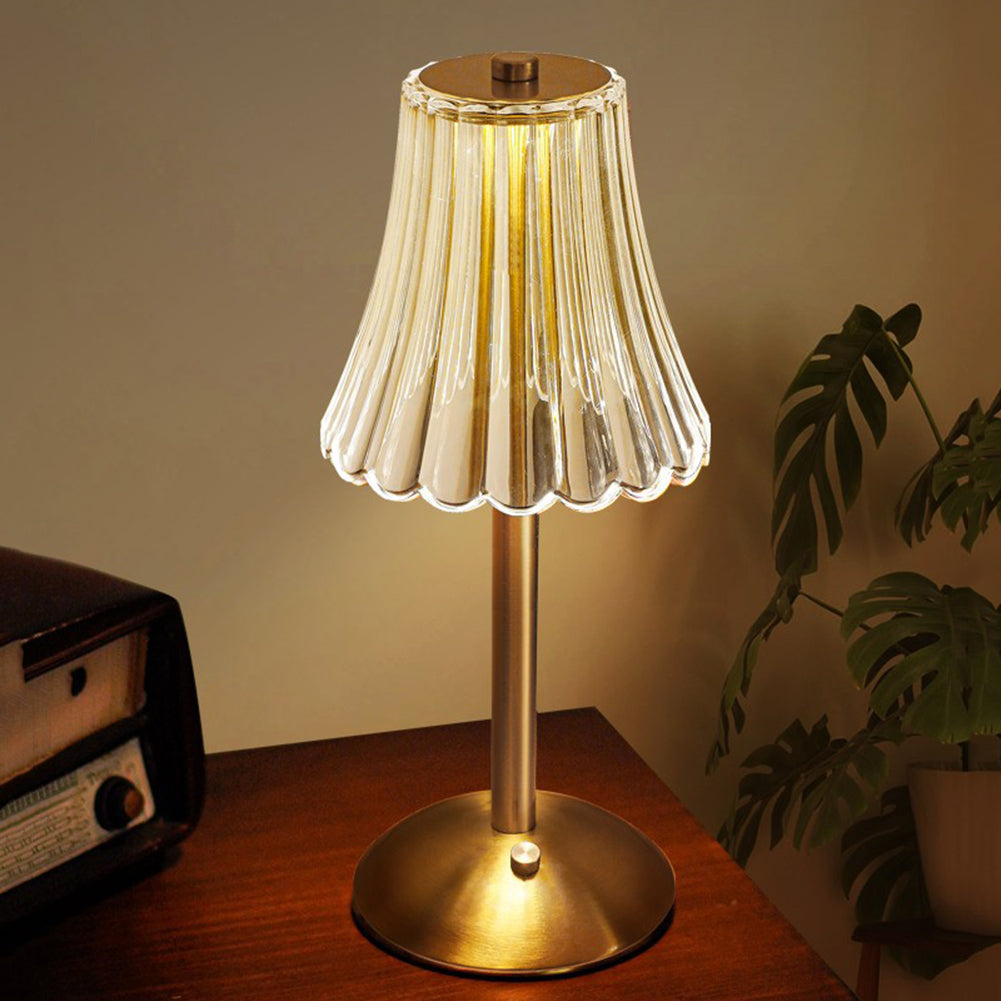 GoldLume | Elegant Crystal Table Lamp