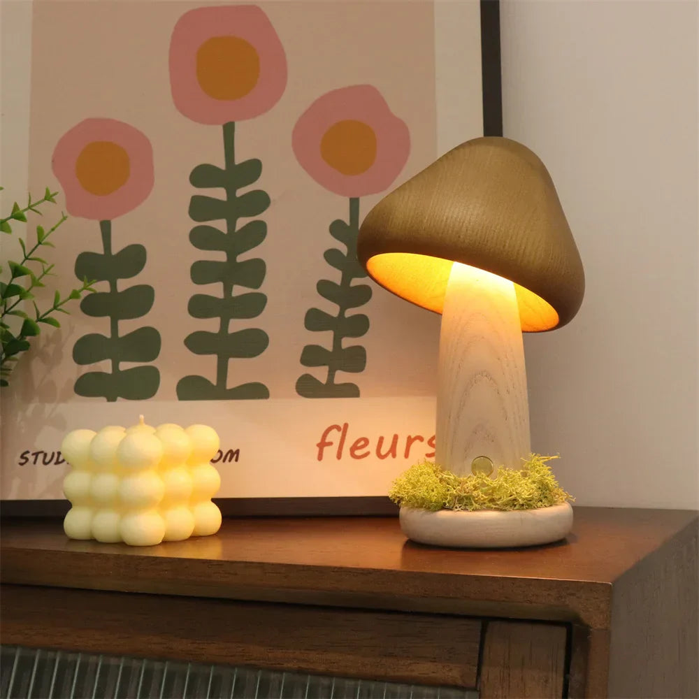 MysticMushroom | Enchanting Rotating Mushroom Lamp