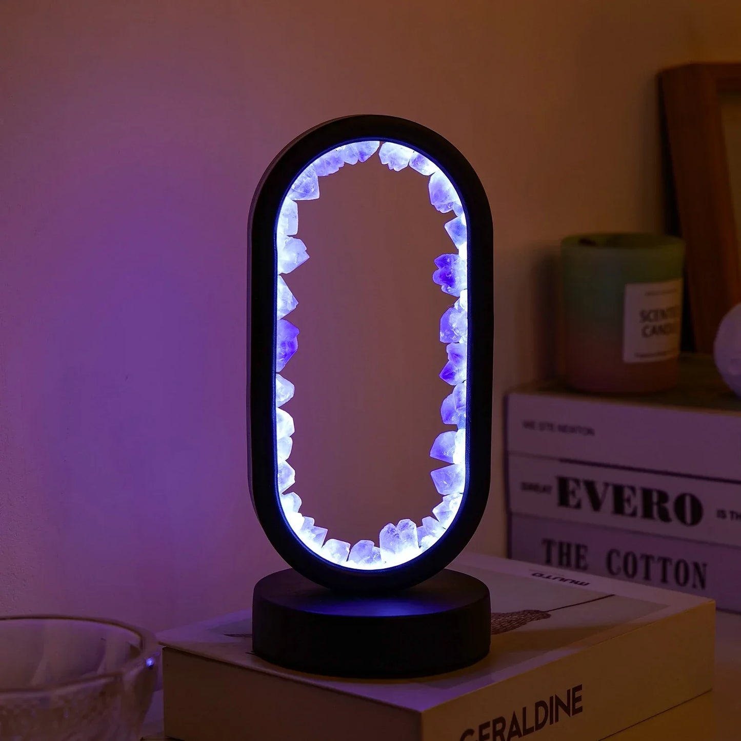 ZenGlow | Natural Soothing Amethyst Calmness Lamp