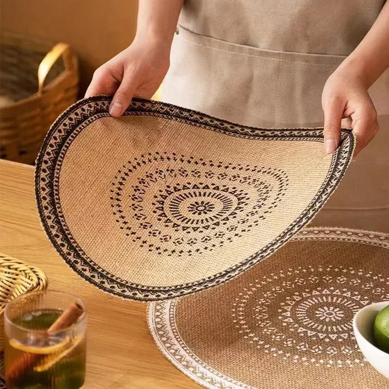 BohoWeave | Rustic Jute Non-Slip Placemats