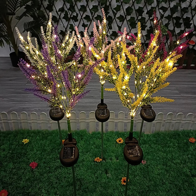 LumiLavender | Solar-Powered Lavender Garden Lights