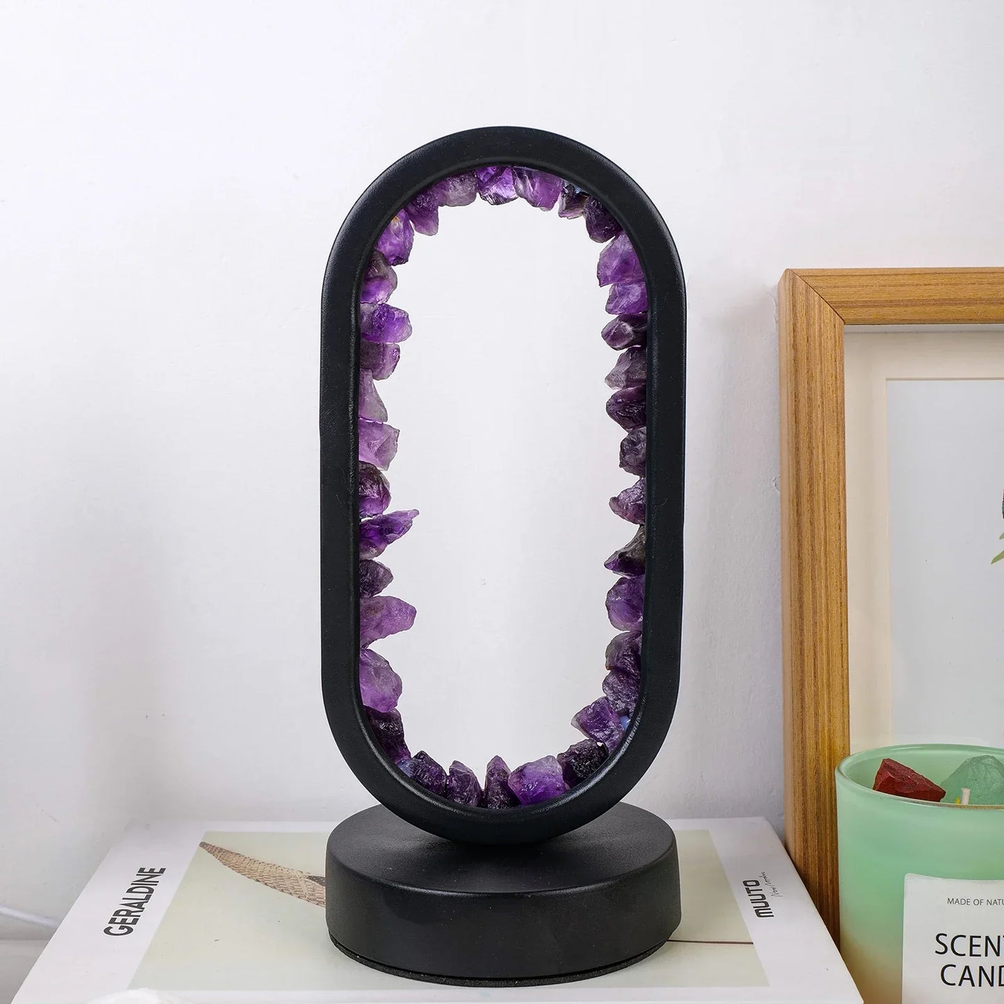 ZenGlow | Natural Soothing Amethyst Calmness Lamp