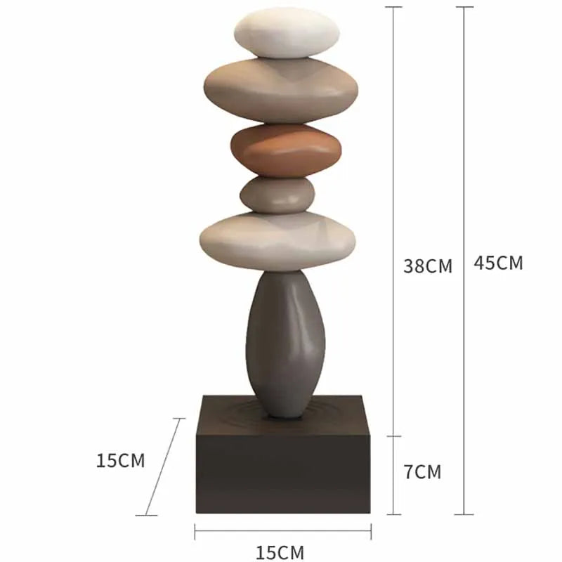 ZenStack | Tranquil Balancing Stone Sculpture