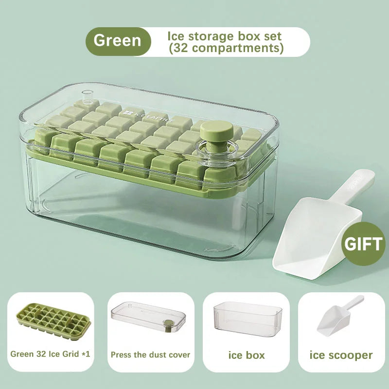 FrostFlex | Silicone Ice Cube Tray with 32 Grids