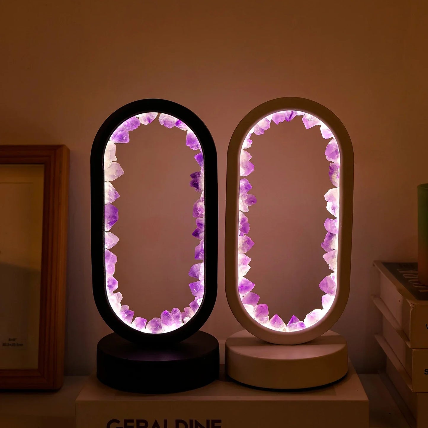 ZenGlow | Natural Soothing Amethyst Calmness Lamp