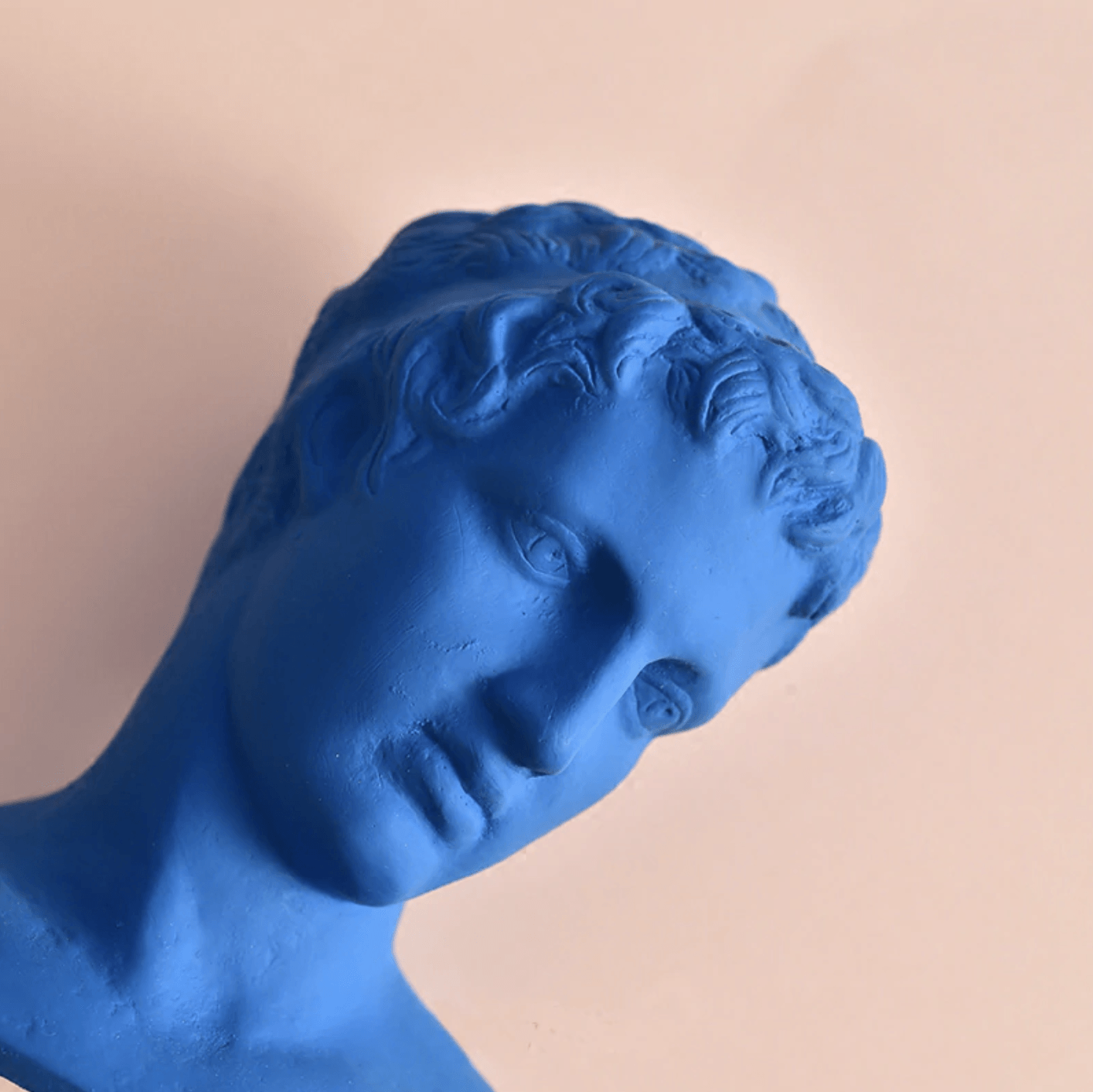 Modern Renaissance | Deep Blue David Sculpture