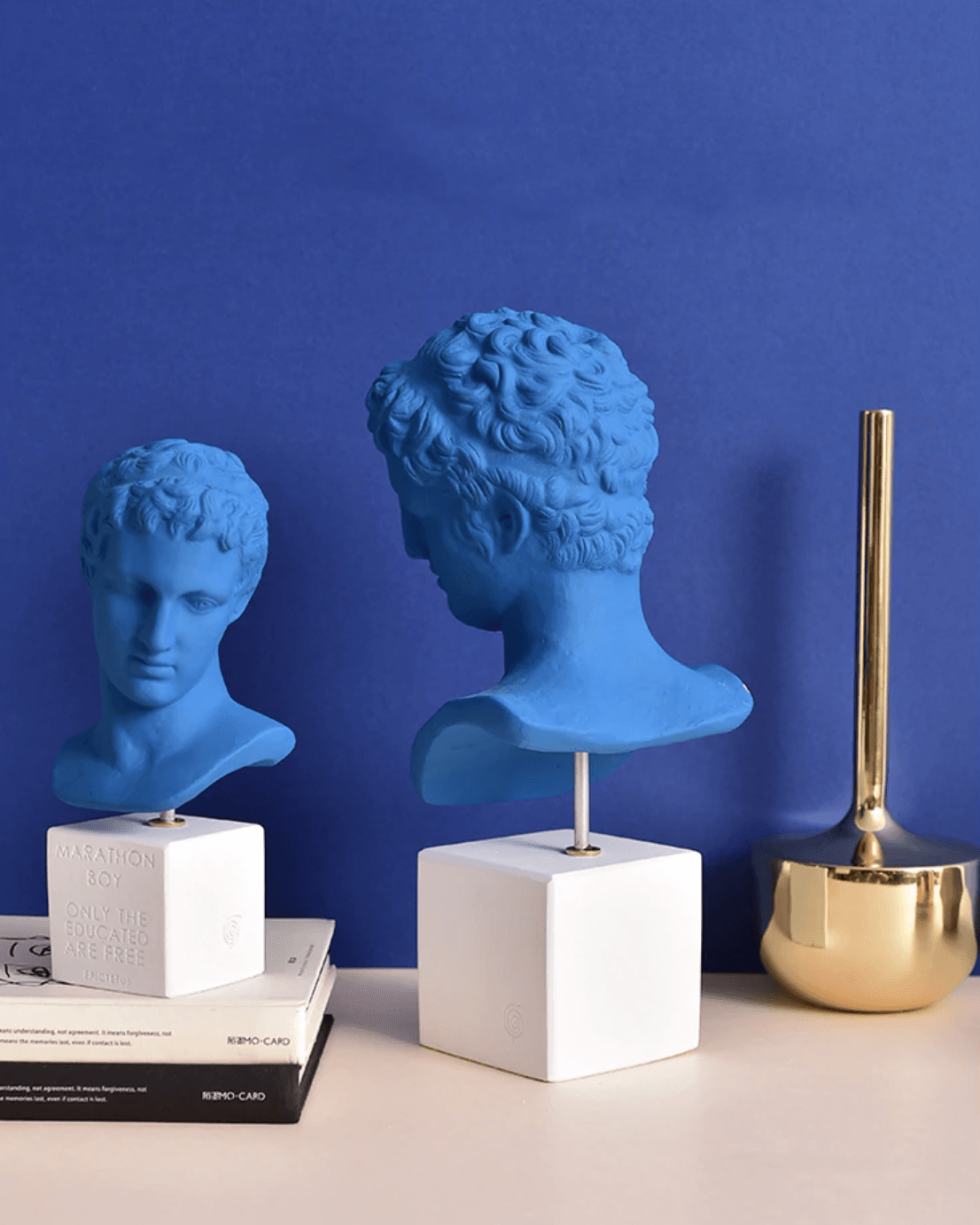 Modern Renaissance | Deep Blue David Sculpture