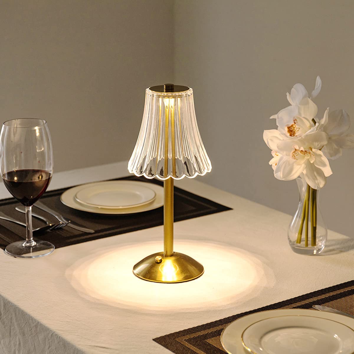 GoldLume | Elegant Crystal Table Lamp