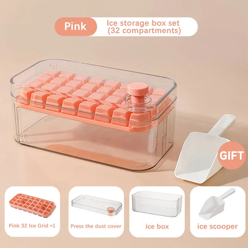 FrostFlex | Silicone Ice Cube Tray with 32 Grids