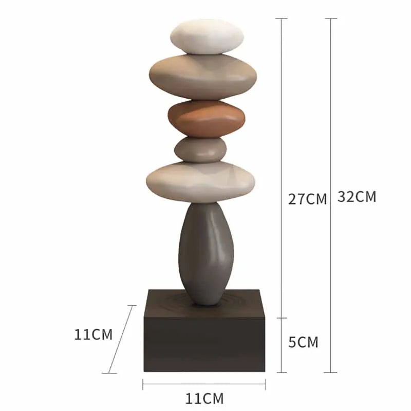 ZenStack | Tranquil Balancing Stone Sculpture