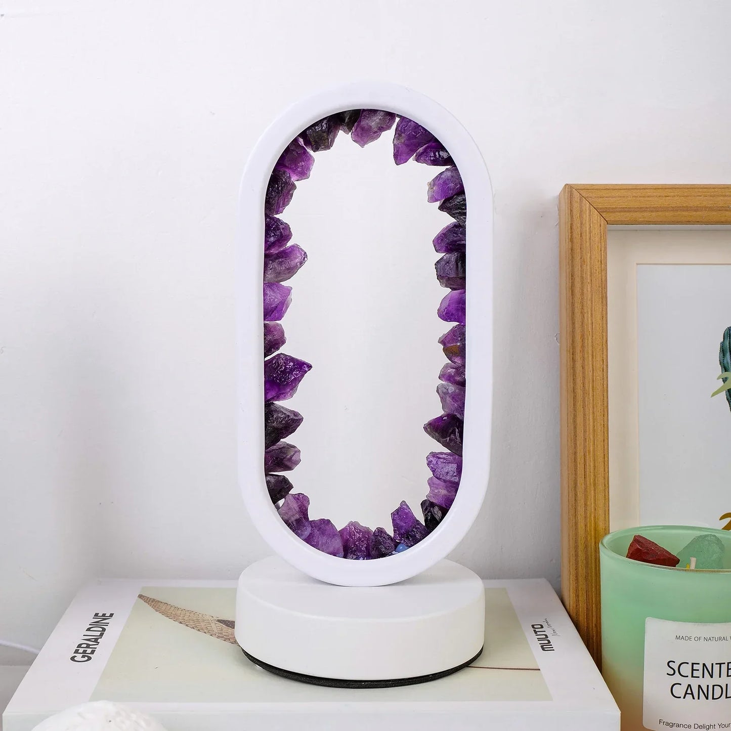 ZenGlow | Natural Soothing Amethyst Calmness Lamp