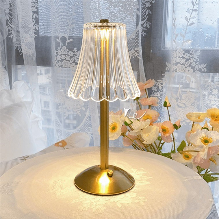 GoldLume | Elegant Crystal Table Lamp