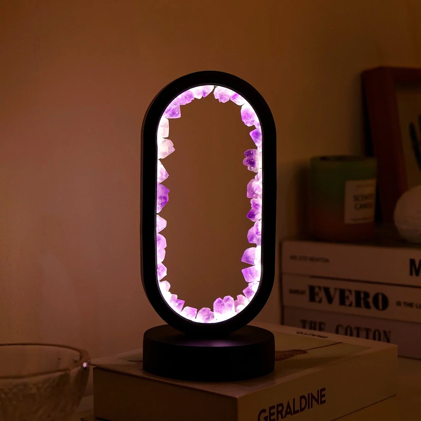 ZenGlow | Natural Soothing Amethyst Calmness Lamp