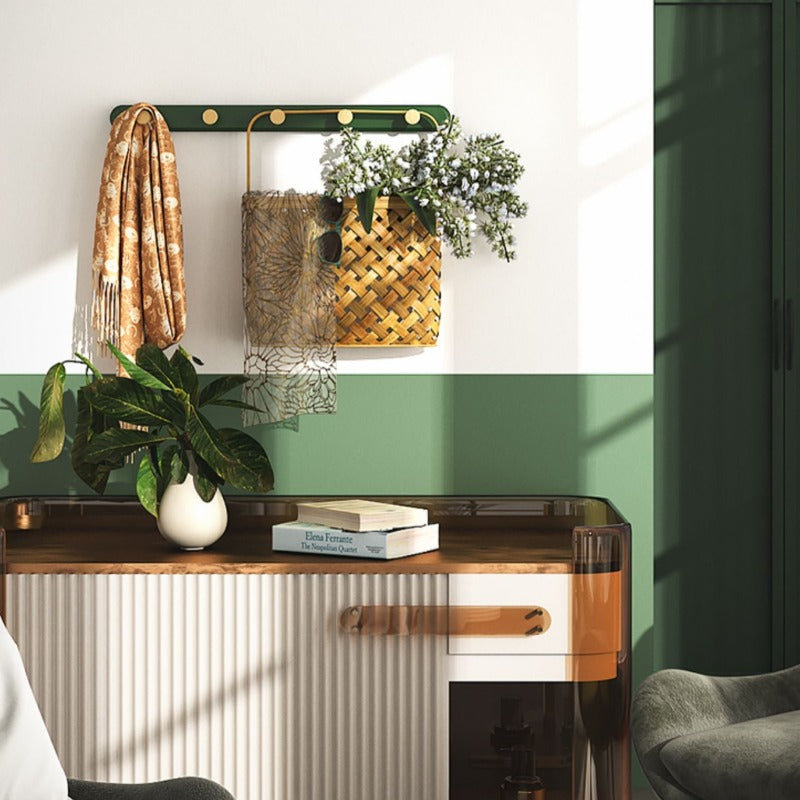 EleganceHome | Gold Hook Wall Coat Rack