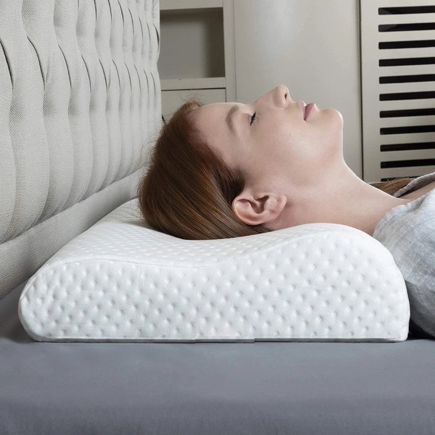 SupportEase | Memory Foam Neck Pillow