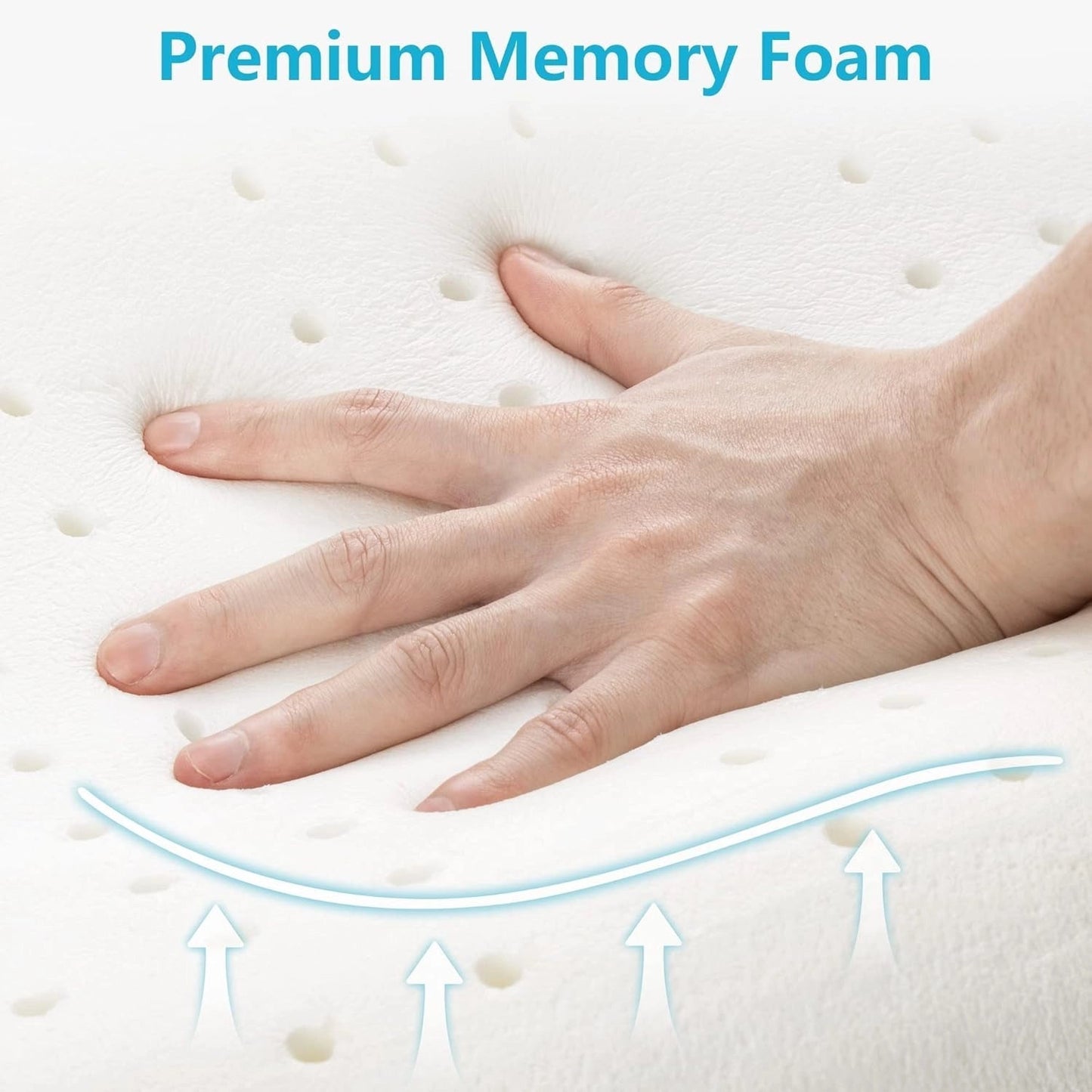 SupportEase | Memory Foam Neck Pillow
