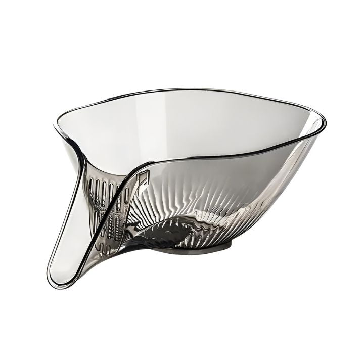 ClearFlow | Elegant Transparent Multifunctional Kitchen Drain Basket