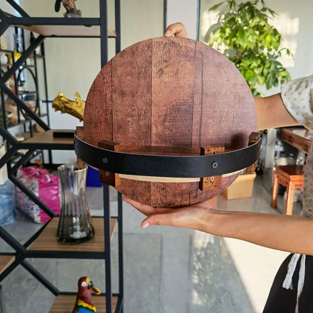 OakHaven | Handmade Wooden Bottle Display