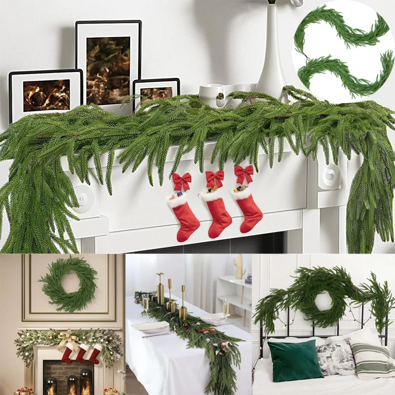 Forest Grace | Handcrafted Cascading Pine Garland