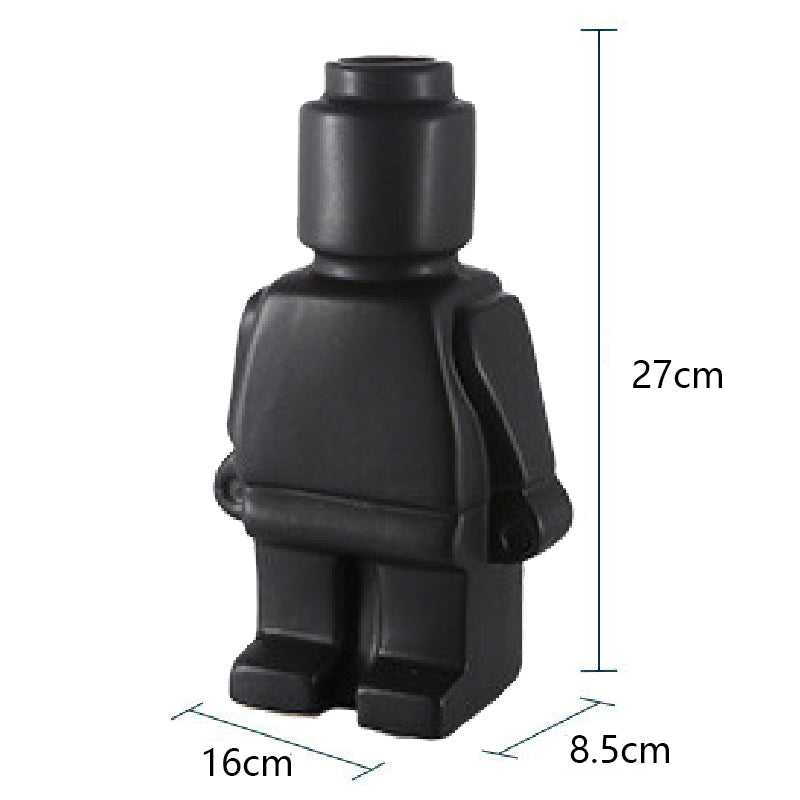 BrickBot | Quirky Robot-Inspired Planter Set
