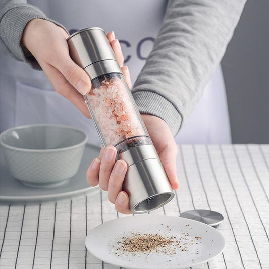 SpiceBlend | Premium 2-in-1 Salt & Pepper Grinder