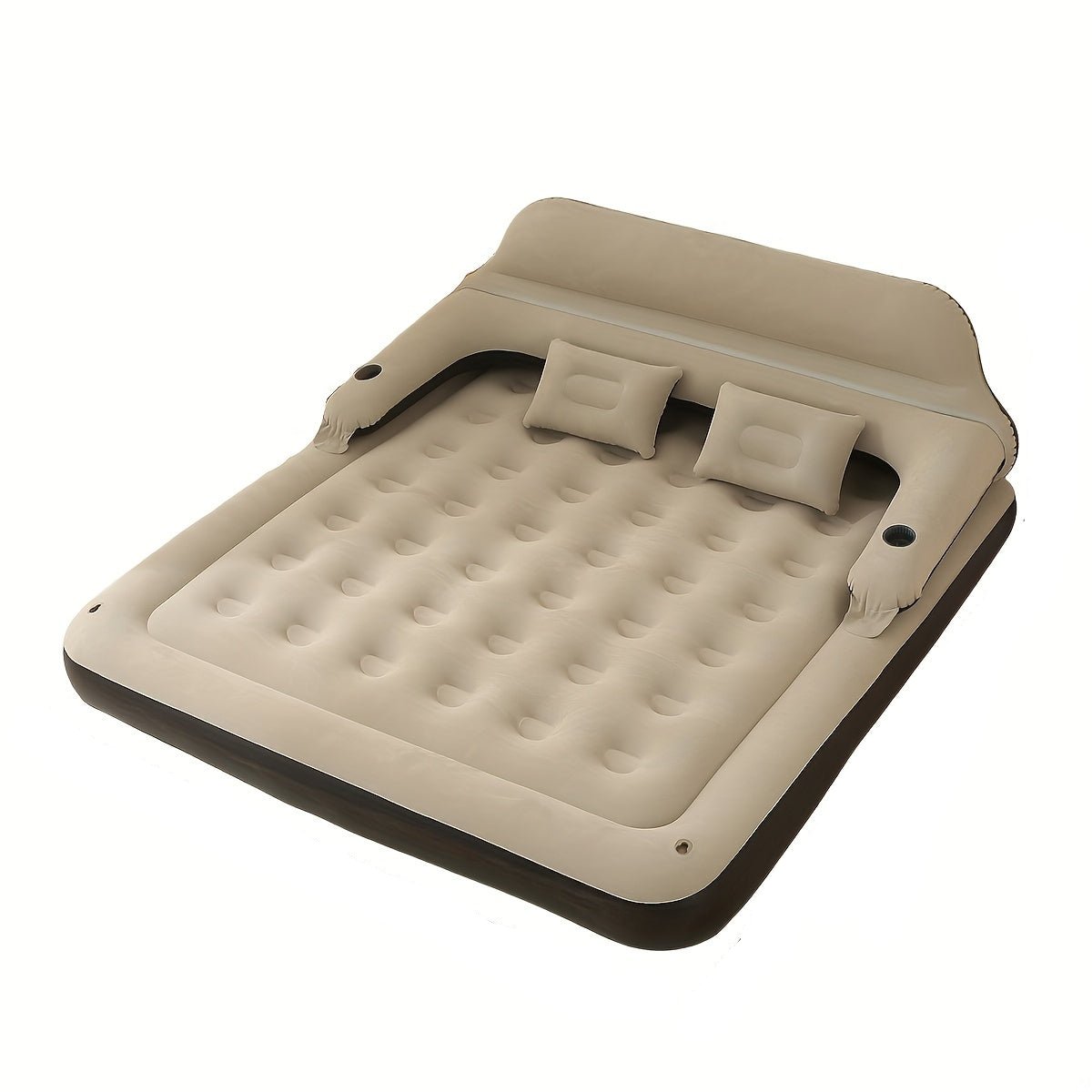 ComfortFlow | Inflatable Mattress with Built-In Pump, Headrest & Backrest