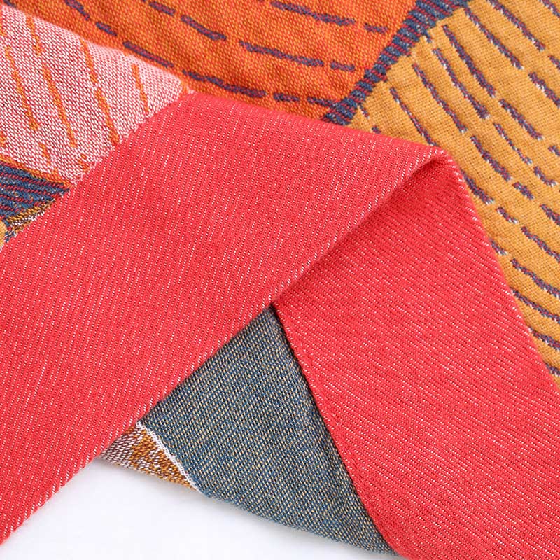 Persimmon Bliss | Soft & Breathable Reversible Cotton Gauze Quilt