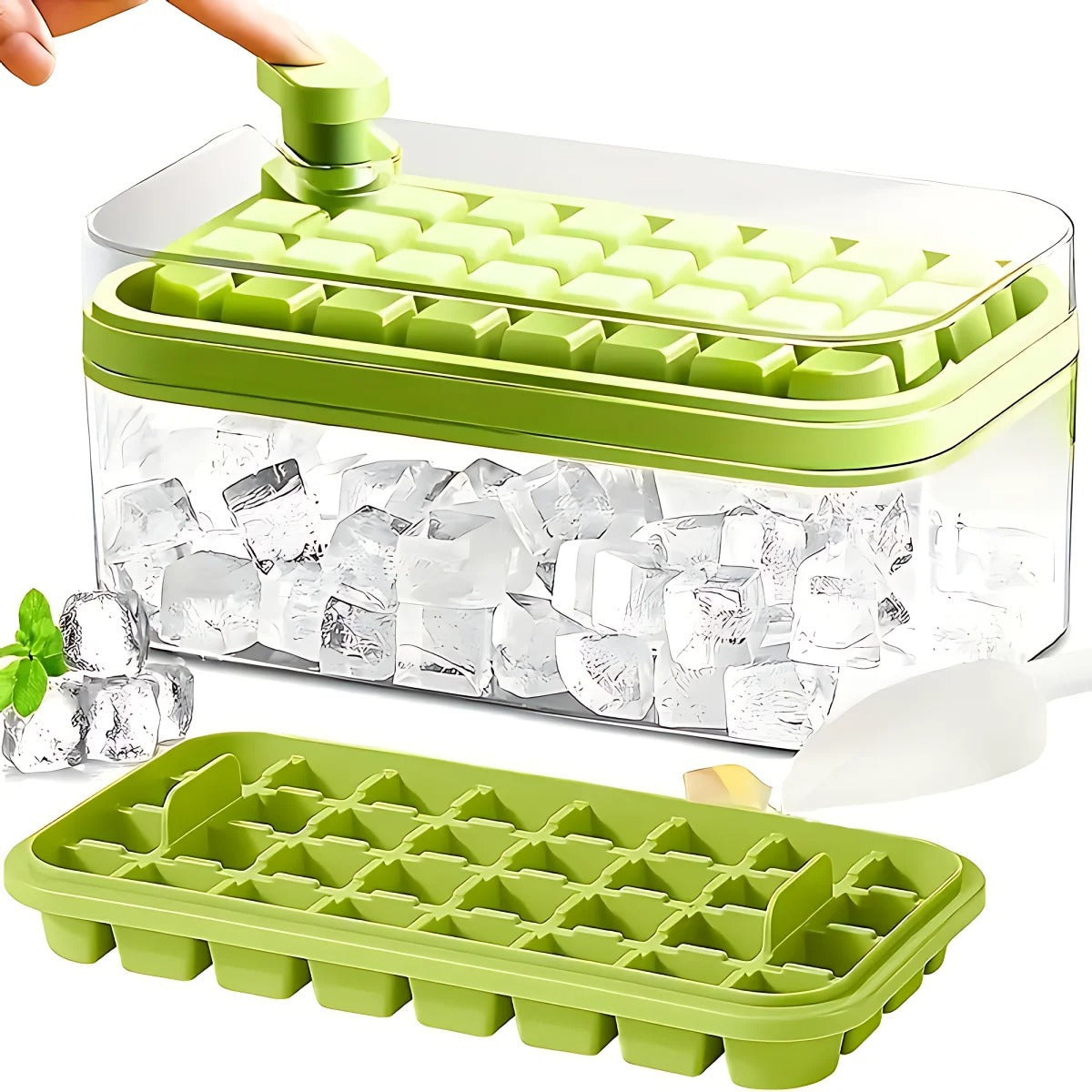 FrostFlex | Silicone Ice Cube Tray with 32 Grids