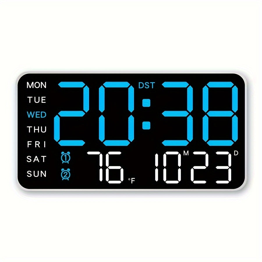 Digitix Glow | Modern Digital Wall Clock