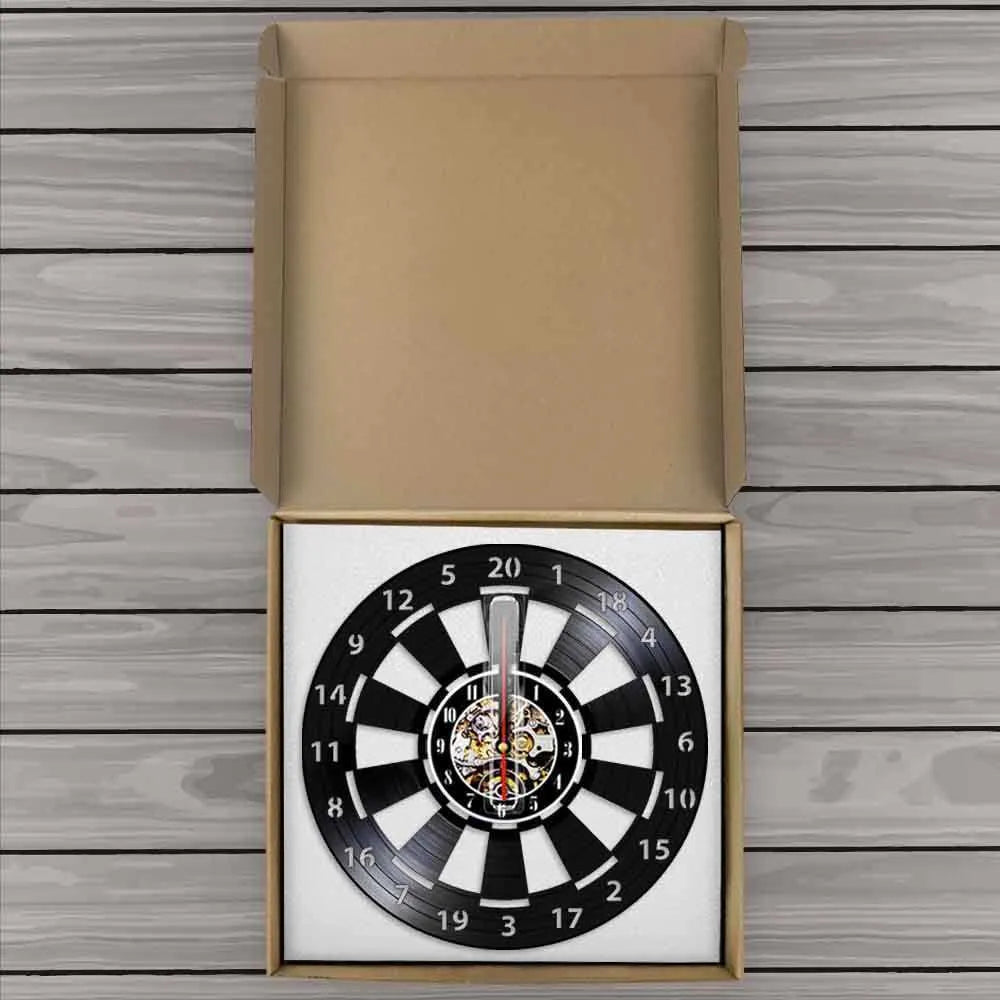 DartBeat | Retro Vinyl Dart Wall Clock