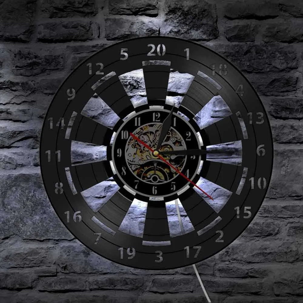 DartBeat | Retro Vinyl Dart Wall Clock