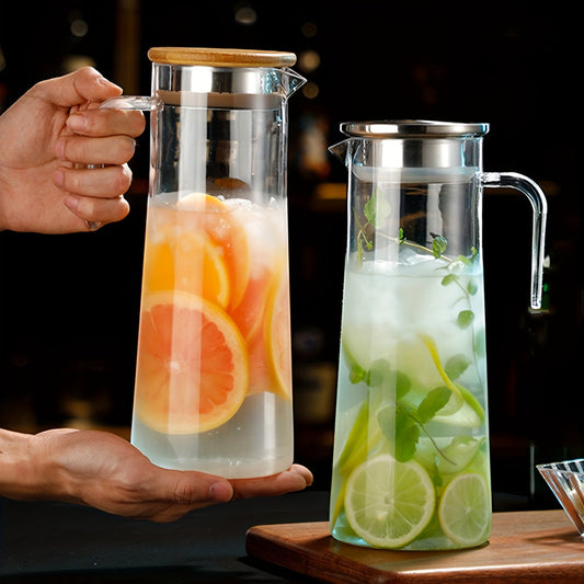 PureFlow | Transparent Water Pitcher with Lid