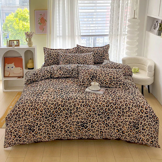 WildLuxe | Leopard Print Bed Sheet
