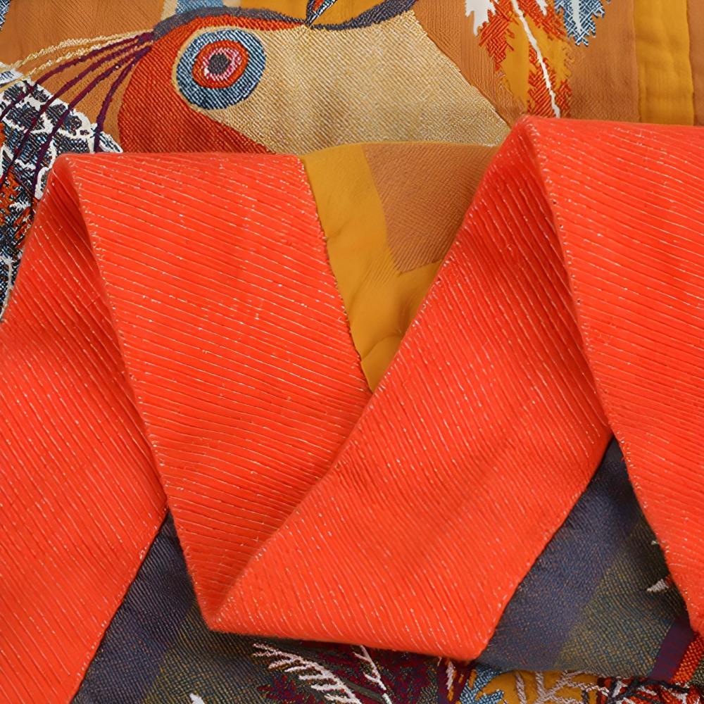 TropiToucan | Cotton Throw – Playful Jungle Vibes in Soft Woven Comfort