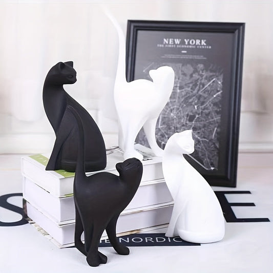 Graceful Whiskers | Elegant Cat Figurine
