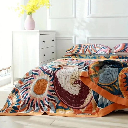 RadiantSun | Cotton Throw – Warmth and Vibrance in Every Thread