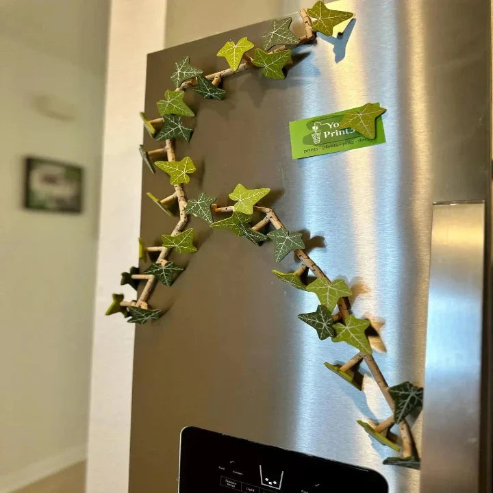 Verdant Vibes | Artistic Leaf Fridge Magnets