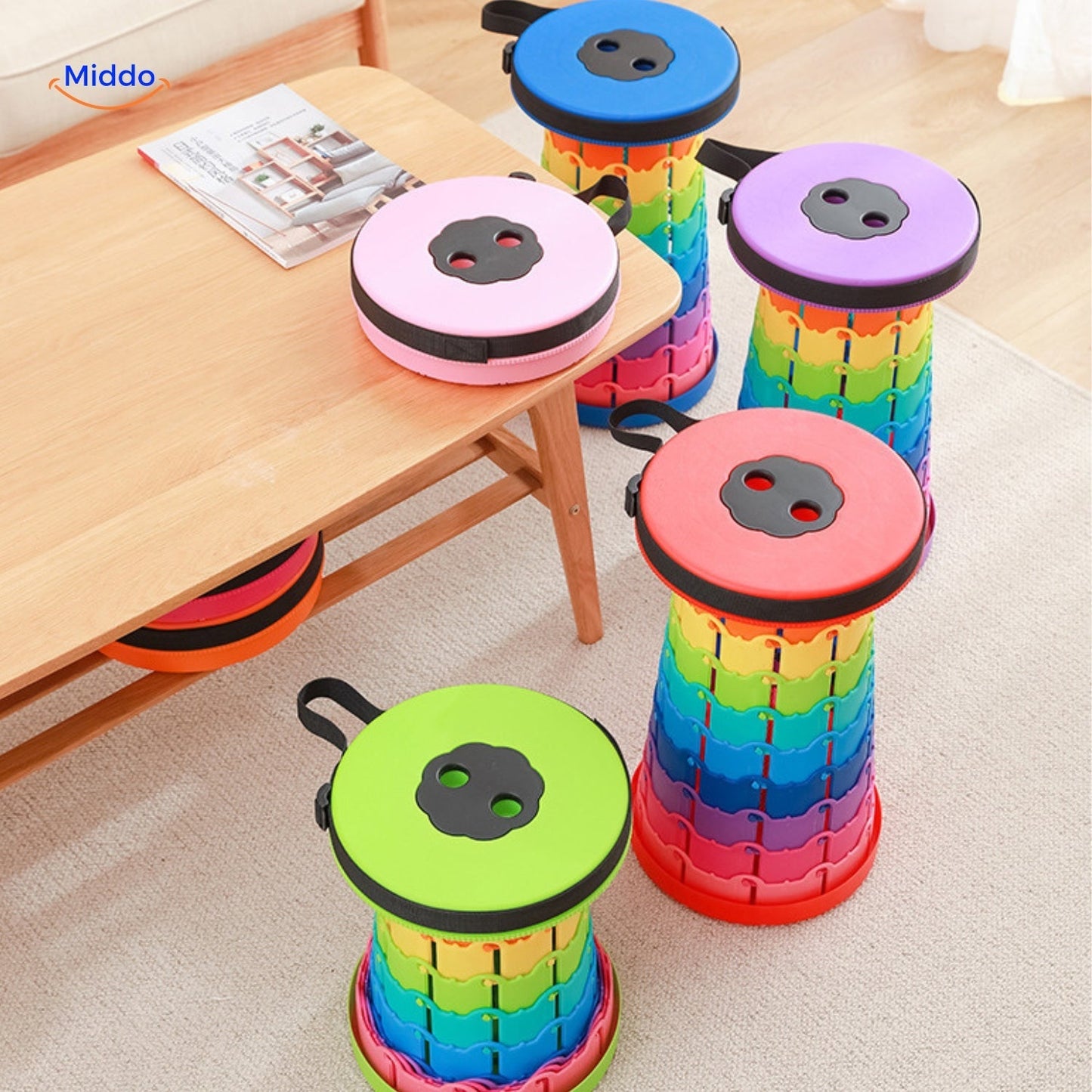 FlexiSeat | Adjustable Telescopic Stool