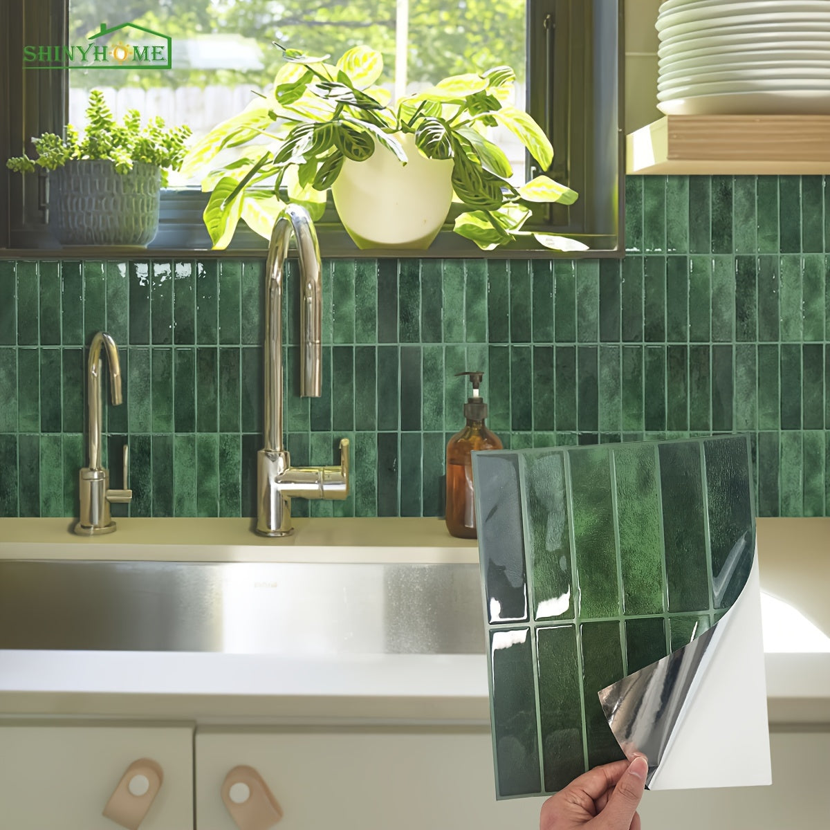 AquaDeco | Peel & Stick Waterproof Wall Tiles