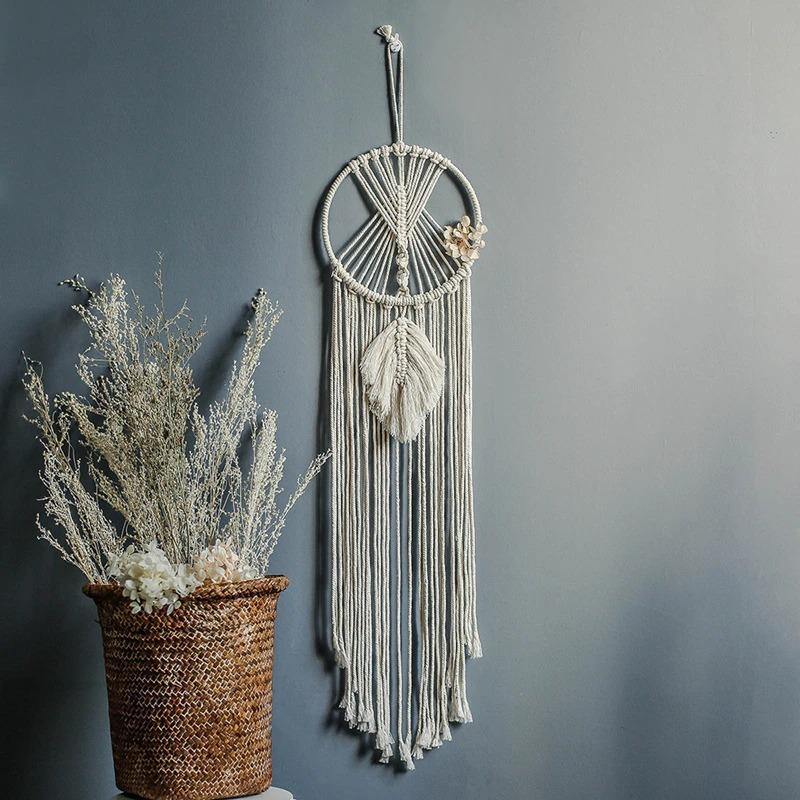 Celestial Dreams | Handmade Macrame Dreamcatcher