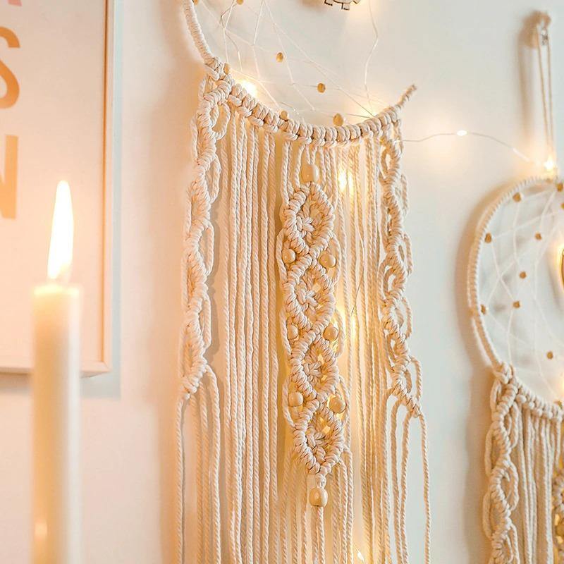 Celestial Dreams | Handmade Macrame Dreamcatcher