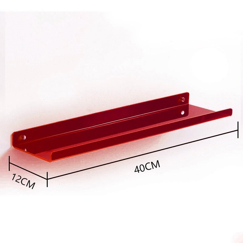 VibrantShelves | Acrylic Floating Wall Shelves