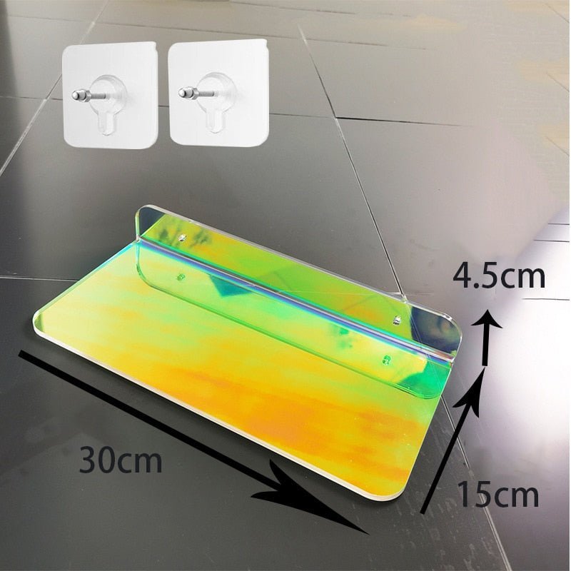 VibrantShelves | Acrylic Floating Wall Shelves