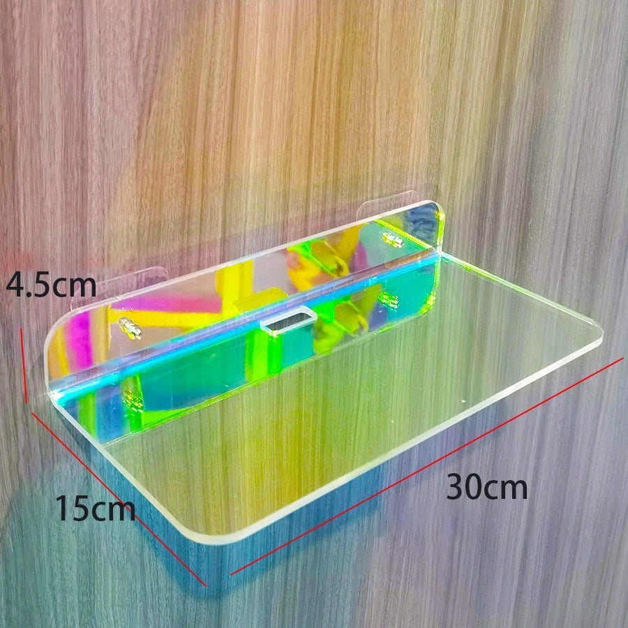 VibrantShelves | Acrylic Floating Wall Shelves