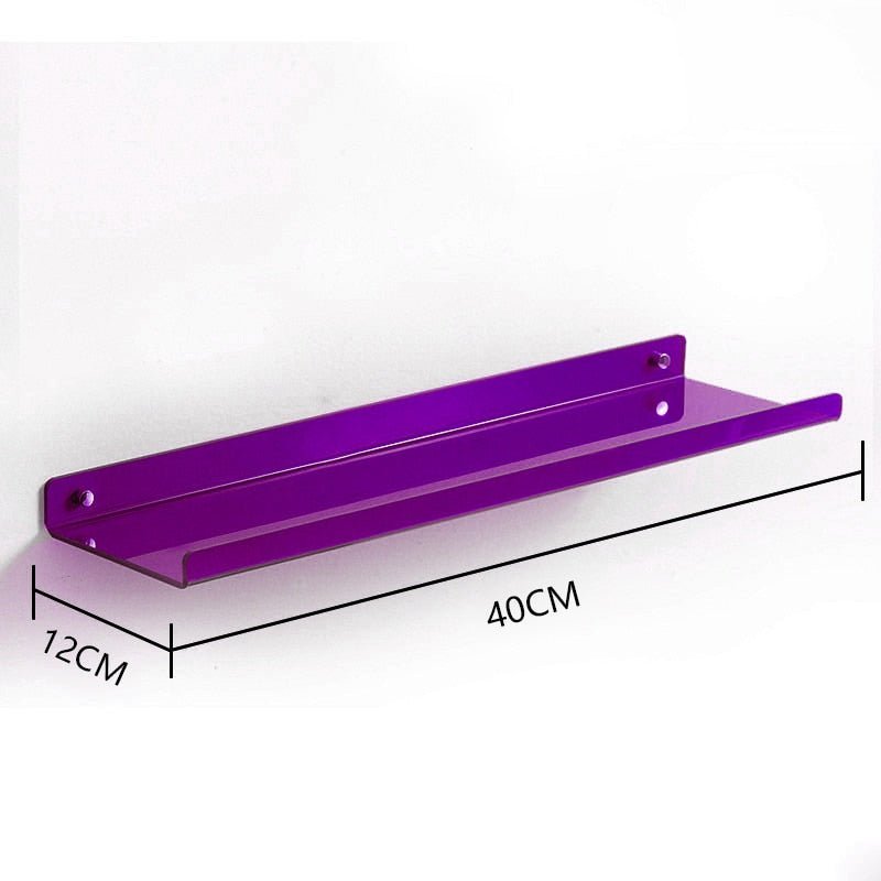 VibrantShelves | Acrylic Floating Wall Shelves