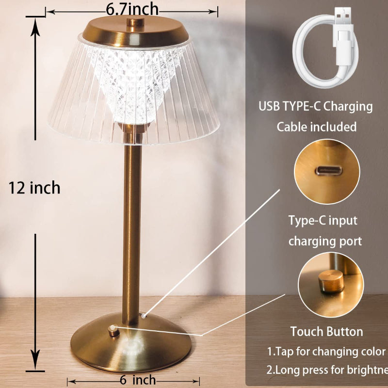 LumiVélo | Luxury Modern Rechargeable USB Wireless LED Table Lamp