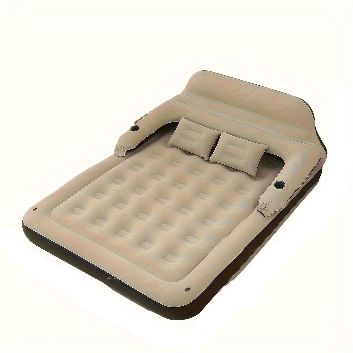 ComfortFlow | Inflatable Mattress with Built-In Pump, Headrest & Backrest